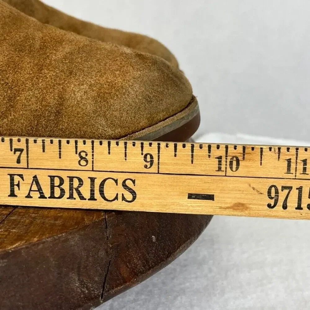 UGG Boots Kids Size 4 Corene Chestnut Suede Lace Up Side Zip